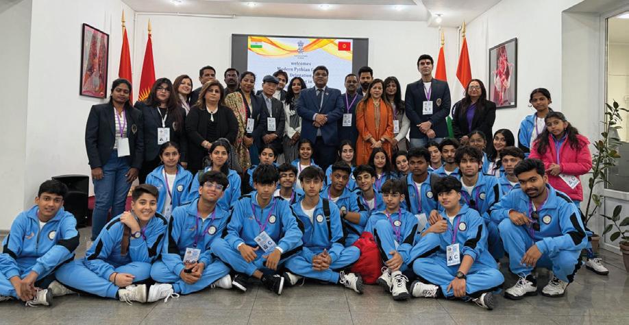 India’s 46-member delegation arrives for Youth Delphic Games