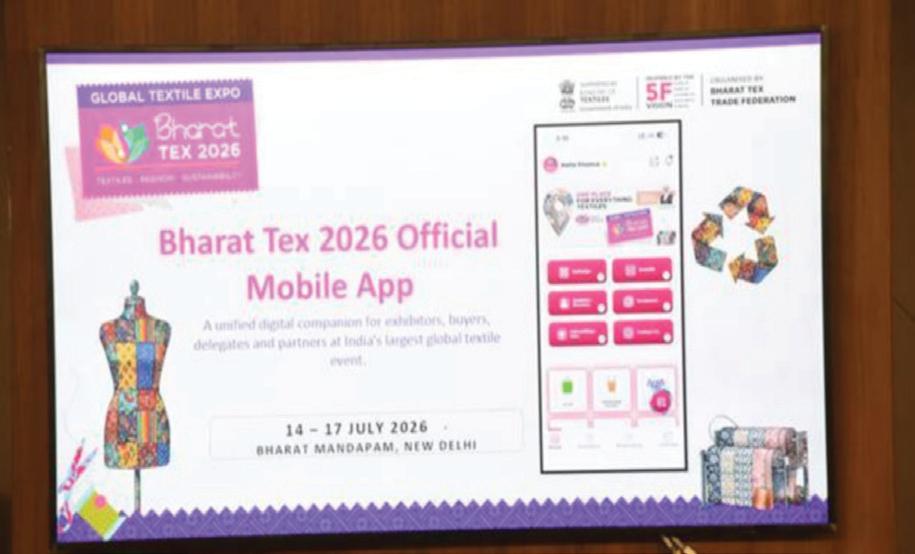 Textiles Ministry launches Bharat Tex 2026 official mobile app