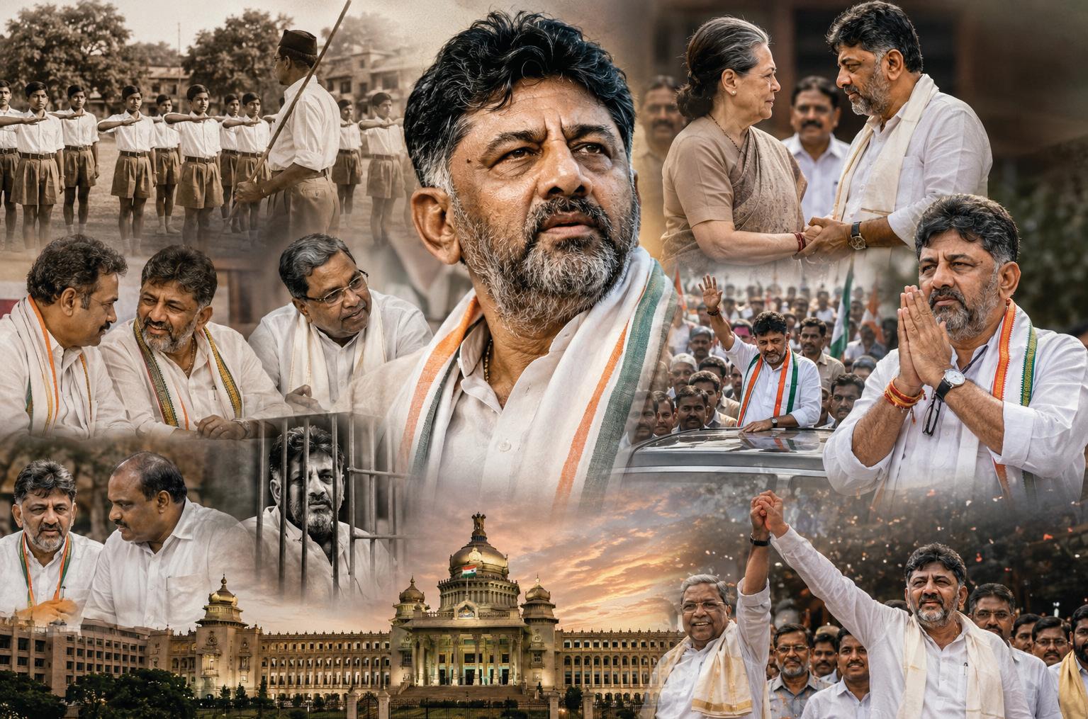 DK SHIVAKUMAR: FROM RSS SHAKHA TO VIDHANA SOUDHA