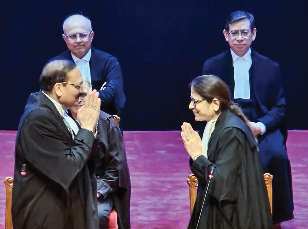 SC strength rises to 37 after five new judges take oath