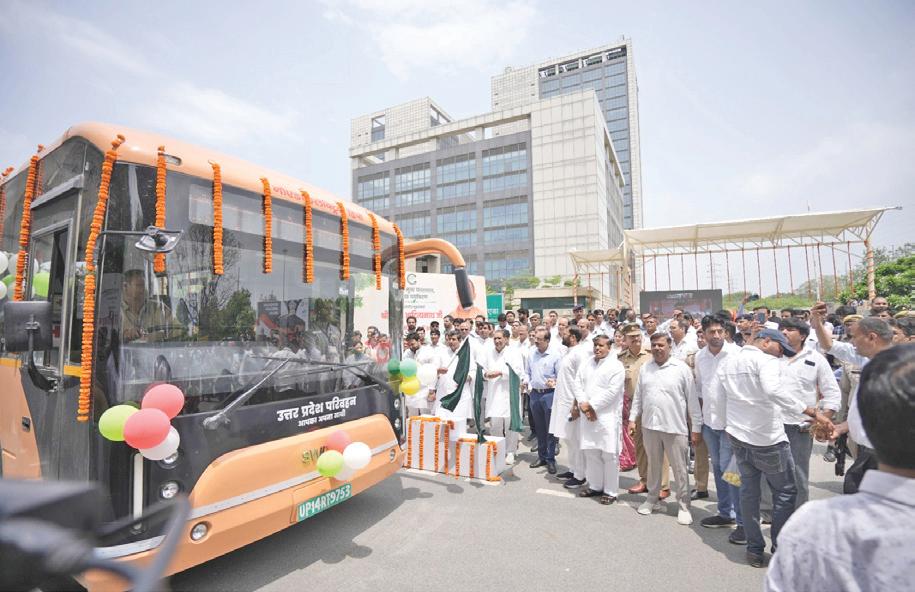 G Noida gets direct e-bus link to Jewar airport