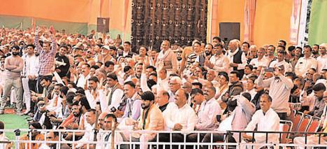 ट्रिपल इंजन की सरकार बनने से प्रदेश का होगा तेज गति से विकास : सीएम सैनी