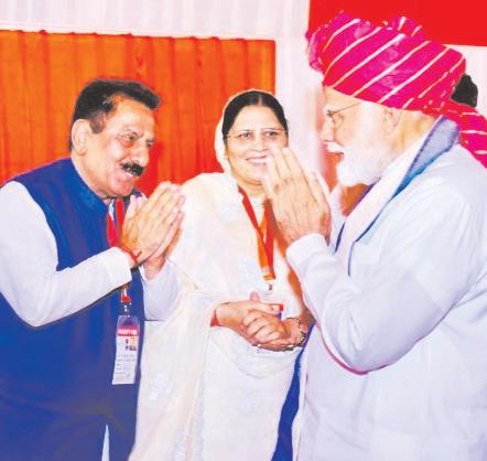 प्रधानमंत्री नरेन्द्र मोदी ने चंद लम्हों में जाना कुरुक्षेत्र जिले का विकास