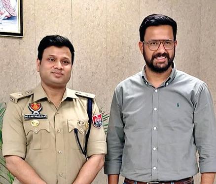 हसनप्रीत फिर उतरे सरगर्म राजनीति में, एसएसपी सहित जिला के कई अधिकारियों से मुलाकात
