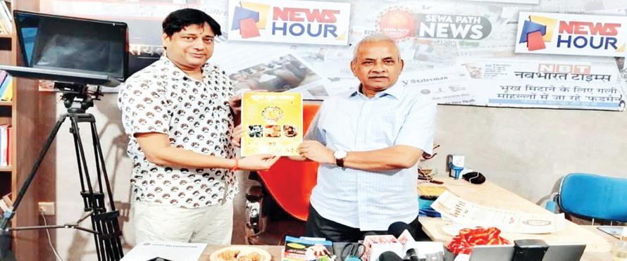 राज्य सूचना आयुक्त ने किया सेवा पथ मीडिया हाउस का अवलोकन