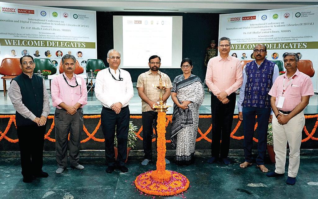 मानव रचना इंटरनेशनल इंस्टीट्यूट ऑफ रिसर्च एंड स्टडीज में एकेडमिक लाइब्रेरीज में नवाचार एवं डिजिटल परिवर्तन विषय पर अंतरराष्ट्रीय सम्मेलन का आयोजन