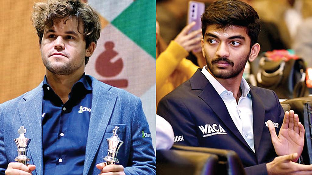 रोमांचक मुकाबले में कार्लसन ने विश्व चैंपियन गुकेश को हराया, अर्जुन एरिगैसी ने दर्ज की जीत