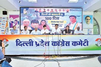 भाजपा की रेखा सरकार में 100 दिन बदहाली के: देवेन्द्र यादव