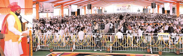 अहिल्याबाई के पदचिह्नों पर चलते हुए हम सभी प्रधानमंत्री के विकसित भारत के विजन को करें साकार : नायब सैनी