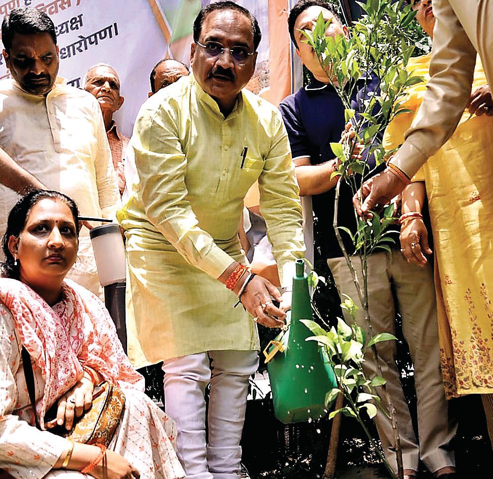 दिल्ली भाजपा ने दिल्ली में होगी हरियाली तभी होगी खुशहाली का लिया संकल्प