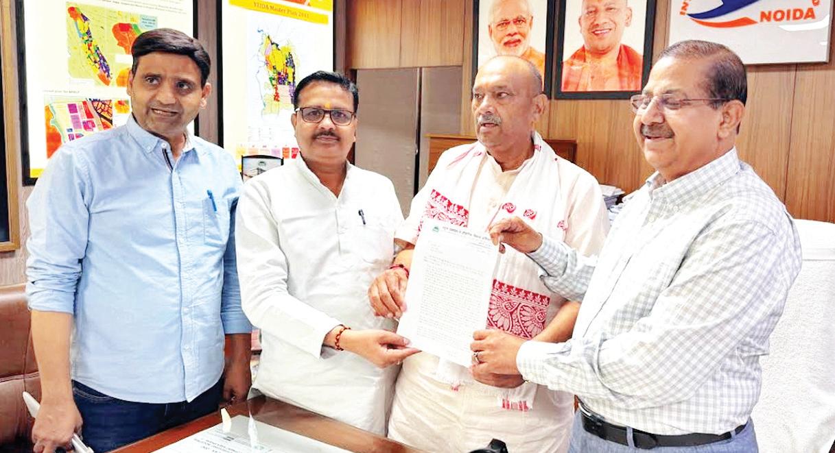 यमुना प्राधिकरण ने जेवर क्षेत्र के किसानों की मांग मानीः सुधीर त्यागी