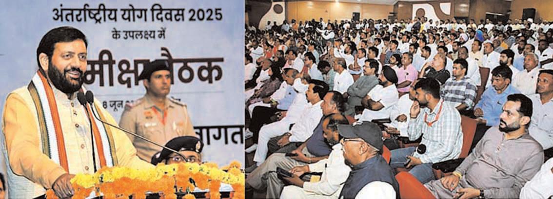 स्वच्छता और योग होगा तो गति के साथ विकसित भारत की तरफ बढ़ेगा देशः सीएम