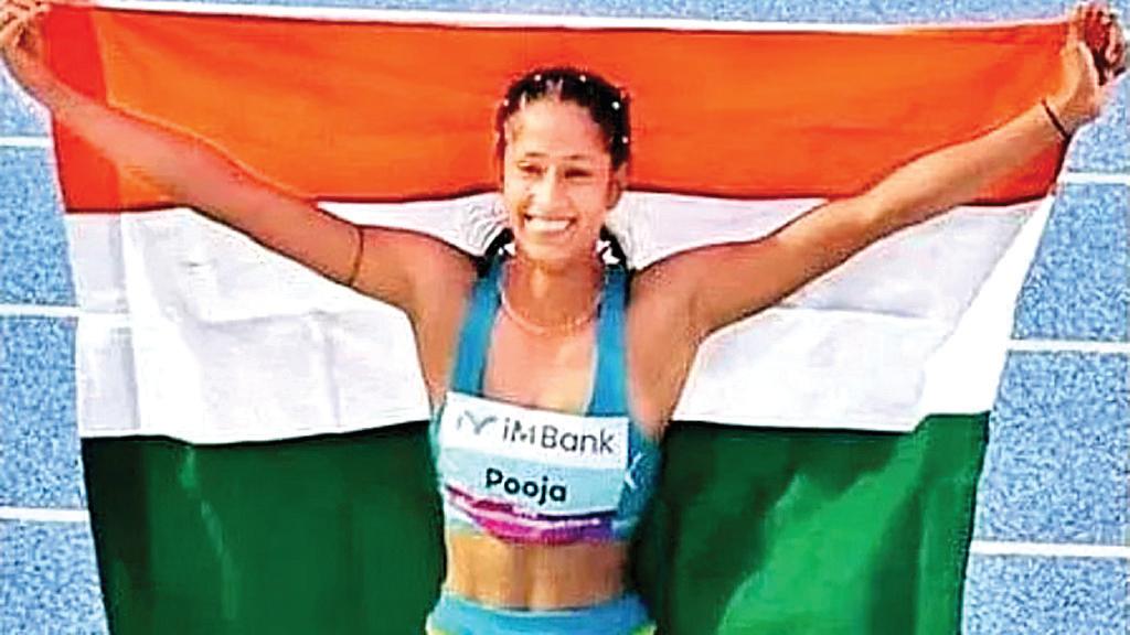पिता मजदूर, फटे जूतों और घास के बोरों से किया अभ्यास, आज ऊंची कूद में नेशनल चैंपियन हैं पूजा सिंह