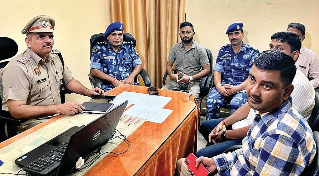 रैपिड एक्शन फोर्स का परिचय कार्यक्रम, सैक्टर- 17 व सूरजकुण्ड क्षेत्रों में किया फ्लैग मार्च