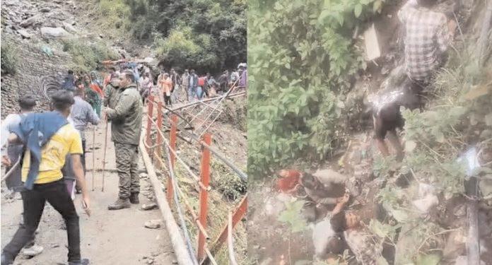 केदारनाथ मार्ग पर लैंडस्लाइड से 2 की मौत