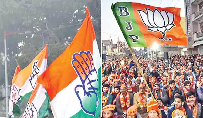 भाषा के मुद्दे पर कांग्रेस भाजपा आमने सामने, शाह हिंदी के पक्ष में तो राहुल अंग्रेजी के