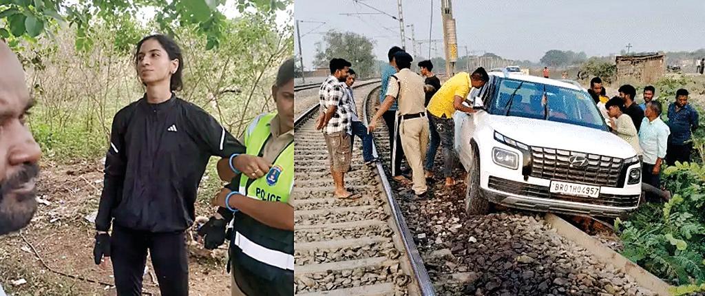तेलंगाना में महिला ने रेलवे ट्रैक पर दौड़ा दी कार 15 ट्रेनें रोकीं, रूट में किया बदलाव