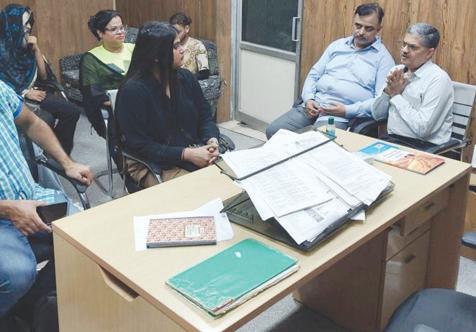 विजय प्रताप की पहल पर जागे केंद्रीय मंत्री गुर्जर, अनंगपुर के लोगों को दिया आश्वासन : सुमित गौड़