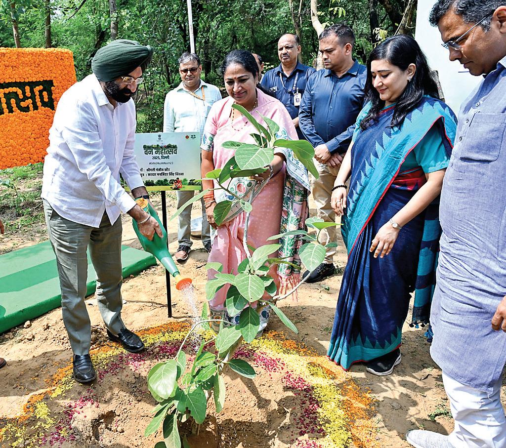 घरों, मोहल्लों, स्कूलों, कार्यालयों आदि में पेड़ लगाएं दिल्ली के लोगः रेखा गुप्ता