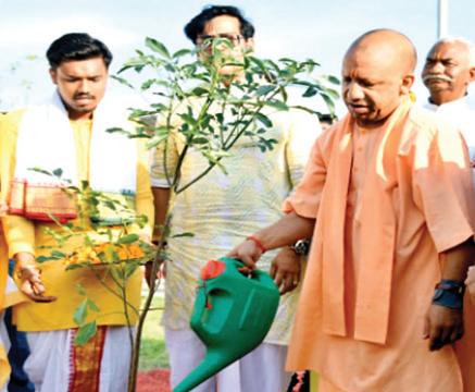 योगी सरकार ने रचा इतिहास, अब तक सर्वाधिक पौधरोपण का कीर्तिमान