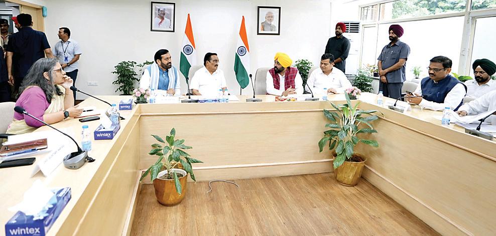 सीएम मान ने की पंजाब को सिंधु नदी के जल में से न्यायोचित हिस्सा देने की मांग