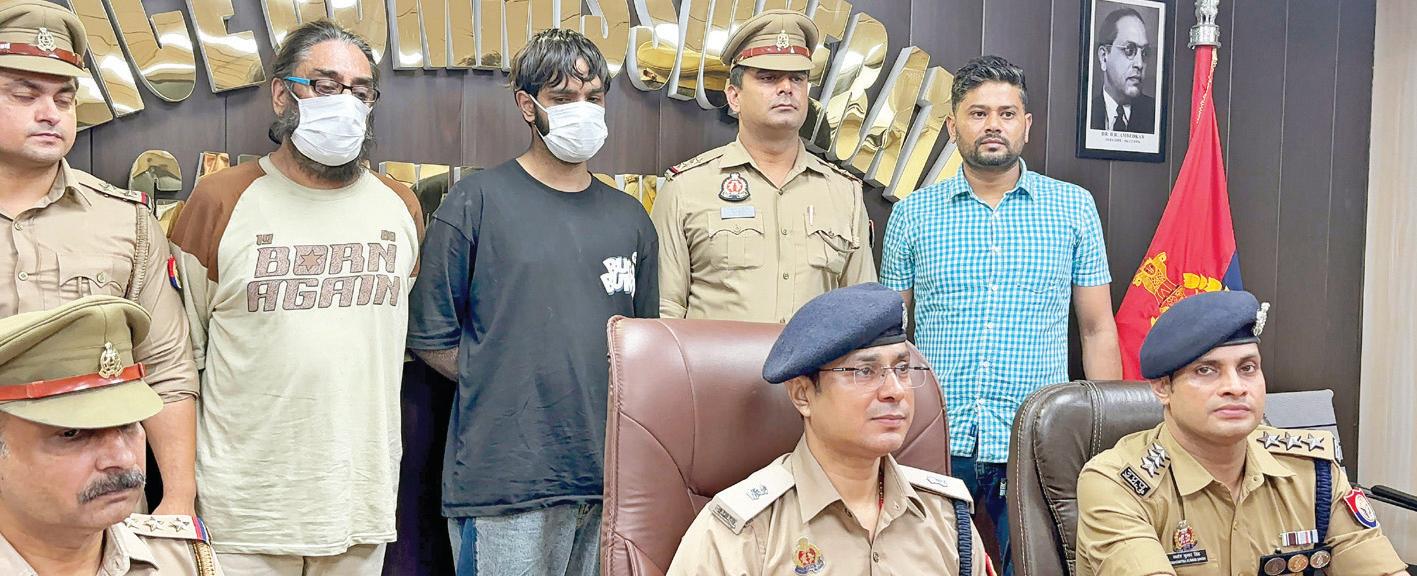 अंतरराज्यीय चोरी गैंग का पदार्फाश, तीन बदमाश गिरफ्तार, लाखों की ज्वेलरी और नकदी बरामद