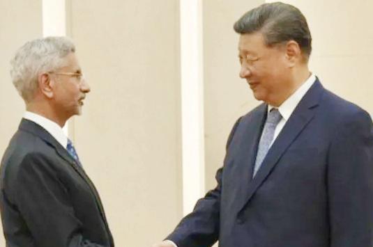 जिनपिंग से मिले जयशंकर