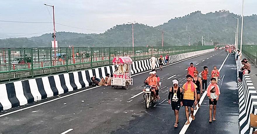 हरिद्वार में लंबे इंतजार के बाद खुला नया चंडी पुल, कांवड़ यात्रियों को मिली राहत
