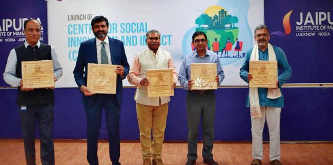 जयपुरिया इंस्टीट्यूट ऑफ मैनेजमेन्ट, नोएडा ने किया सेंटर फॉर सोशल इनोवेशन एण्ड इम्पैक्ट का अनावरण
