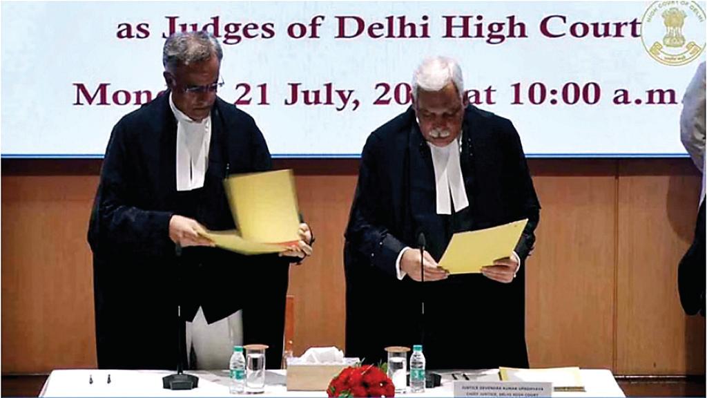 दिल्ली हाईकोर्ट में आज छह नए जजों ने ली शपथ, मुख्य न्यायाधीश रहे मौजूद