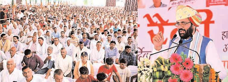 मुख्यमंत्री ने बाढड़ा विधानसभा क्षेत्र के लिए खोला घोषणाओं का पिटारा