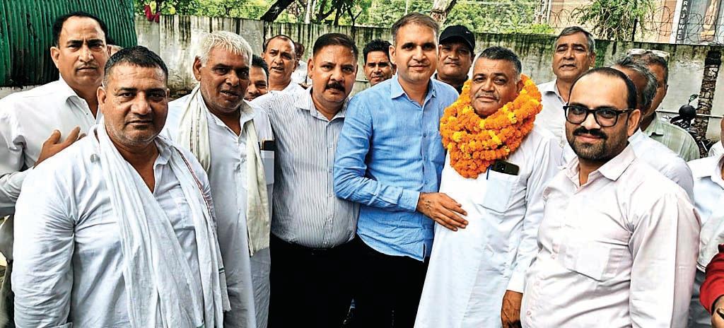 रमेश जागलान चौथी बार म्युनिस्पल कारपोरेशन इम्पलाइज फेडरेशन फरीदाबाद प्रधान चुने गए