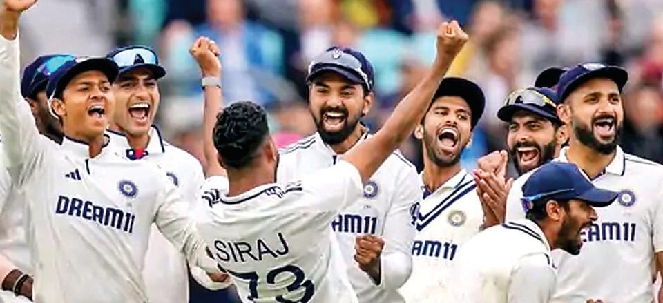 ओवल टेस्ट में भारत की रोमांचक जीत, एंडरसन-तेंदुलकर सीरीज 2-2 से ड्रॉ