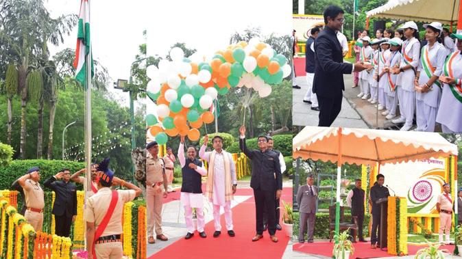 एनडीएमसी अध्यक्ष ने पालिका केंद्र में फहराया तिरंगा, वीर बलिदानियों को किया नमन