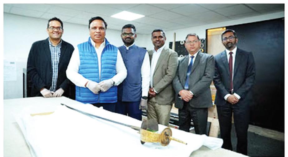 मराठा सेनापति रघूजी भोंसले की तलवार मुंबई लाई गई