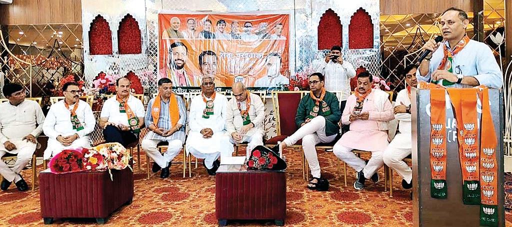 सेवा पखवाड़ा कार्यकर्ताओं को सौंपी जिम्मेदारी