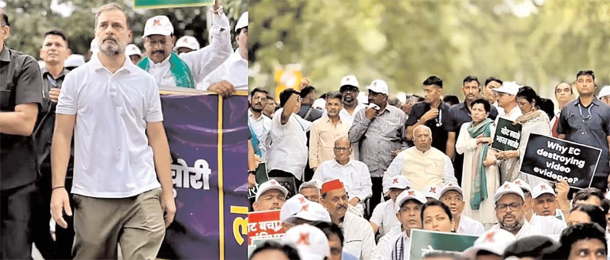 राहुल के वोट चोरी मुद्दे को लेकर पार्टी में एक मत नहीं