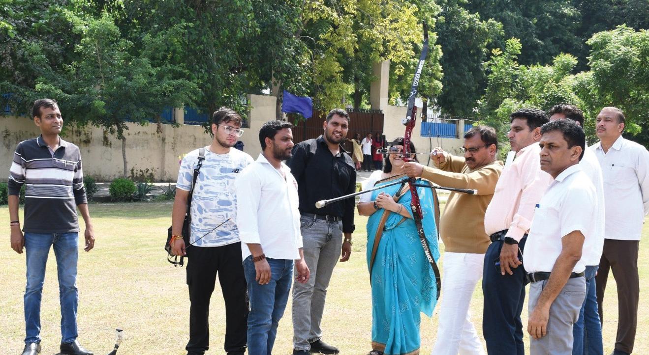 एमडीयू में आयोजित तीरंदाजी प्रतियोगिता में जाट कॉलेज रोहतक ने मारी बाजी