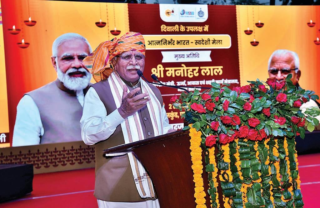 केंद्रीय ऊर्जा मंत्री मनोहर लाल पहुंचे समापन समारोह में सूरजकुंड