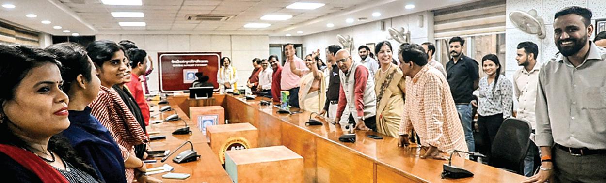 विश्व मानसिक स्वास्थ्य दिवस पर केन्द्रीय संस्कृत विश्वविद्यालय में कार्यशाला आयोजित