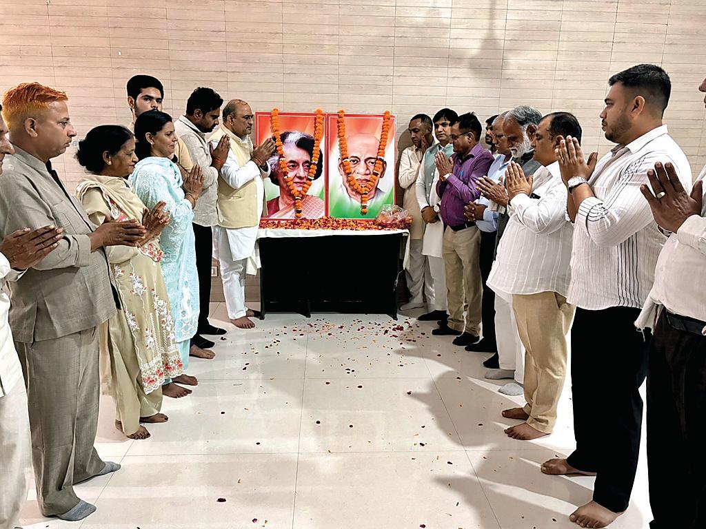 त्याग व बलिदानों से भरा रहा पूर्व प्रधानमंत्री स्व. इंदिरा गांधी का जीवन: कौशिक