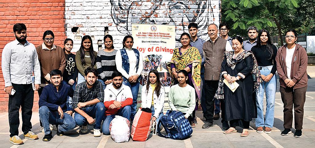 जेसी बोस विश्वविद्यालय में जॉय ऑफ गिविंग की शुरूआत