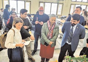 पॉलिटेक्निक उमरी पहुंचा इटली का उच्चस्तरीय प्रतिनिधिमंडल