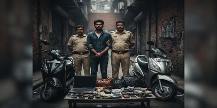 'ठक-ठक गैंग' के दो सदस्य गिरफ्तार, लैपटॉप-स्कूटी समेत कई चीजें बरामद
