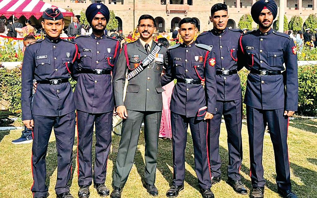 महाराजा रणजीत सिंह प्रिपरेटरी इंस्टीट्यूट के छह कैडेटों ने एन.डी.ए. से स्नातक की पढ़ाई सफलतापूर्वक पूरी की