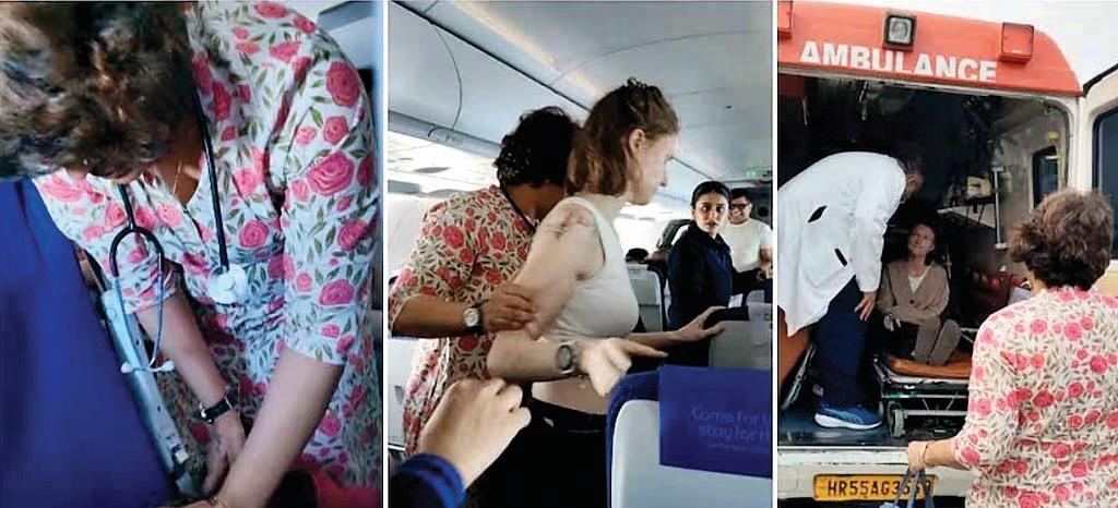 आसमान में प्लेन और अमेरिकन महिला की घुटने लगीं सांसें 'देवदूत' बनकर कांग्रेस नेता ने बचाई जान