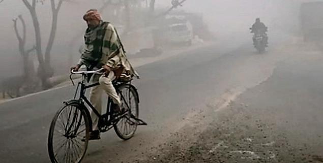 शीतलहर के साथ कोहरे की चपेट में उत्तर भारत, पहाड़ों पर बर्फबारी