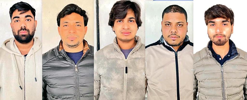 लड़ाई-झगड़े के एक मामले में थाना खेड़ीपुल की टीम ने पांच आरोपियों को किया गिरफ्तार