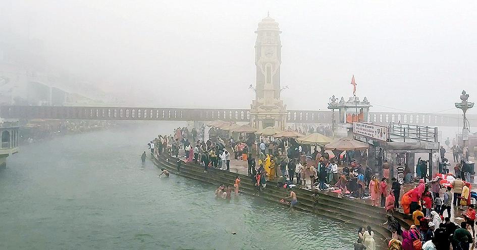 माइनस 22 डिग्री में जमी भागीरथी
