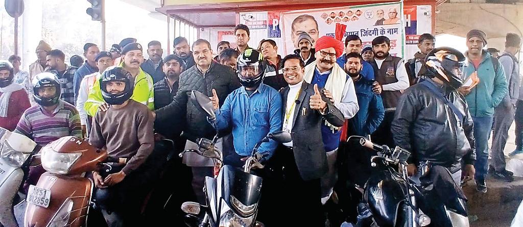 एक अभियान जिंदगी के नाम के तहत अजय गौड का जन जागरूकता का संदेश